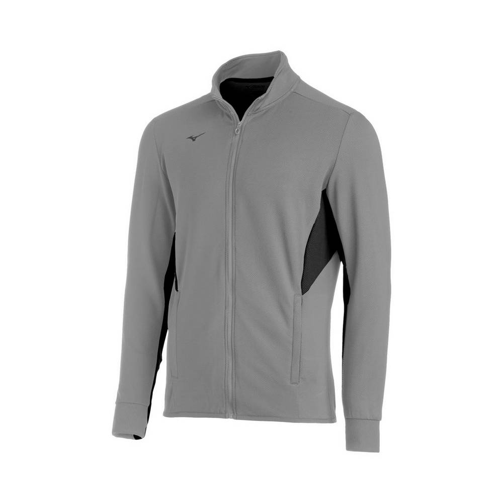 Chaqueta Mizuno Elite Thermal Hombre Gris/Negras Comprar QNMV-78265